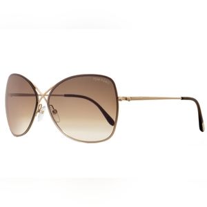 NEW Tom Ford **Colette** Butterfly Sunglasses TF250 Rose Gold
